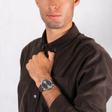Lacoste Madrid Gray Dial Brown Leather Strap Watch for Men - 2011066 Authentic Buy Shop Now