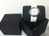 Marc Jacobs Amy White Dial White Leather Strap Watch for Women - MBM1136 Authentic Buy Shop Now