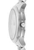 Michael Kors Runway Mercer Quartz Mother of Pearl Blue Dial Silver Steel Strap Watch For Women - MK6857 Authentic Buy Shop Now