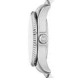 Michael Kors Lexington Three-Hand Pink Dial Silver Steel Strap Watch For Women - MK7443 Authentic Buy Shop Now