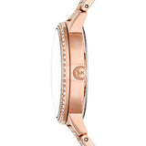 Michael Kors Melissa Pave Quartz Rose Gold Dial Rose Gold Steel Strap Watch for Women - MK4372 Authentic Buy Shop Now