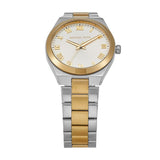 Michael Kors Lennox Three-Hand White Dial Two Tone Steel Strap Watch for Women - MK7464 Authentic Buy Shop Now