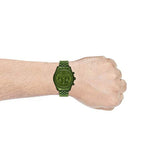 Michael Kors Lexington Chronograph Green Dial Green Steel Strap Watch For Men - MK8790 Authentic Buy Shop Now