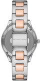 Michael Kors Liliane Quartz Mother of Pearl White Dial Two Tone Steel Strap Watch For Women - MK1048 Authentic Buy Shop Now