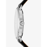 Michael Kors Portia Quartz White Dial Black Leather Strap Watch For Women - MK2658 Authentic Buy Shop Now