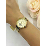 Michael Kors Portia Quartz Gold Dial Gold Steel Strap Watch For Women - MK3838 Authentic Buy Shop Now