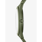 Michael Kors Slim Runway Green Dial Green Steel Strap Watch for Women - MK4526 Authentic Buy Shop Now