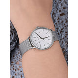 Michael Kors Pyper Quartz White Dial Silver Mesh Strap Watch for Women - MK4338 Authentic Buy Shop Now