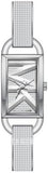 Michael Kors Empire Three-Hand Silver Dial Silver Steel Strap Watch for Women - MK4841 Authentic Buy Shop Now