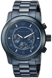 Michael Kors Runway Chronograph Blue Dial Blue Steel Strap Watch For Men - MK8538 Authentic Buy Shop Now