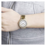 Michael Kors Kerry Mother of Pearl Dial Gold Steel Strap Watch for Women - MK3312 Authentic Buy Shop Now