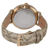 Michael Kors Addyson Quartz Gold Dial Gold Leather Strap Watch for Women - MK2952 Authentic Buy Shop Now