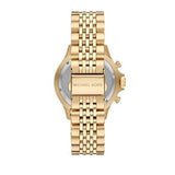 Michael Kors Bayville Chronograph Black Dial Gold Steel Strap Watch For Men - MK8726 Authentic Buy Shop Now
