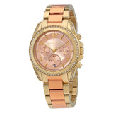 Michael Kors Blair Chronograph Rose Gold Dial Two Tone Steel Strap Watch for Women - MK6316 Authentic Buy Shop Now