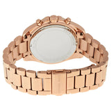 Michael Kors Bradshaw Chronograph Rose Gold Dial Rose Gold Steel Strap Watch For Women - MK6321 Authentic Buy Shop Now
