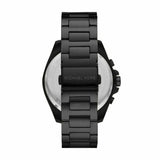 Michael Kors Brecken Chronograph Black Dial Black Steel Strap Watch For Men - MK8858 Authentic Buy Shop Now