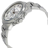 Michael Kors Brecken Chronograph Silver Dial Silver Steel Strap Watch For Women - MK8562 Authentic Buy Shop Now
