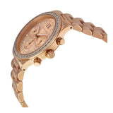 Michael Kors Brinkley Rose Gold Dial Rose Gold Steel Strap Watch for Women - MK6204 Authentic Buy Shop Now