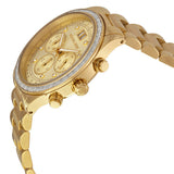 Michael Kors Brinkley Diamonds Gold Dial Gold Steel Strap Watch for Women - MK6187 Authentic Buy Shop Now