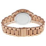 Michael Kors Brinkley Rose Gold Dial Rose Gold Steel Strap Watch for Women - MK6204 Authentic Buy Shop Now