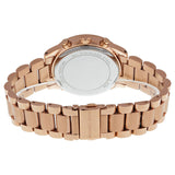 Michael Kors Brinkley Rose Gold Dial Rose Gold Steel Strap Watch for Women - MK6204 Authentic Buy Shop Now