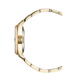 Michael Kors Brinkley Diamonds Gold Dial Gold Steel Strap Watch for Women - MK6187 Authentic Buy Shop Now