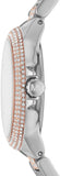 Michael Kors Camille Multifunction White Dial Two Tone Steel Strap Watch For Women - MK6846 Authentic Buy Shop Now