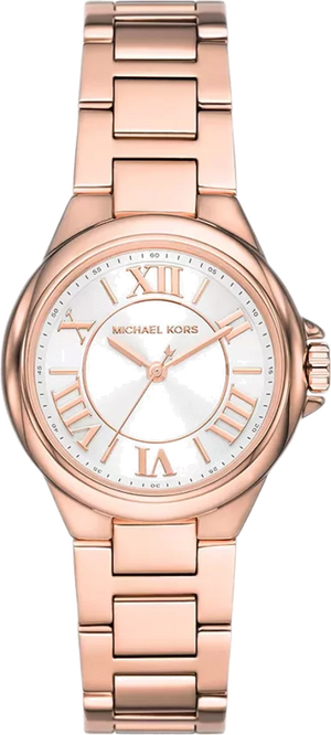 Michael Kors Camille Quartz White Dial Rose Gold Steel Strap Watch For Women - MK7256 Authentic Buy Shop Now