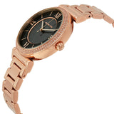 Michael Kors Catlin Black Diamonds Dial Rose Gold Steel Strap Watch for Women - MK3356 Authentic Buy Shop Now