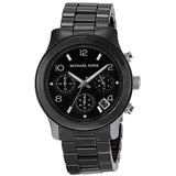 Michael Kors Runway Black Ceramic Dial Black Steel Strap Watch for Women - MK5162 Authentic Buy Shop Now