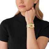 Michael Kors Runway Gold Dial Gold Steel Strap Watch For Women - MK4732 Authentic Buy Shop Now