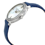 Michael Kors Cinthia Mother of Pearl Dial Blue Leather Strap Watch for Women - MK2661 Authentic Buy Shop Now