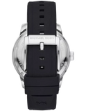 Michael Kors Cunningham Multifunction Blue Dial Black Rubber Strap Watch For Men - MK7160 Authentic Buy Shop Now