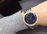 Michael Kors Darci Quartz Blue Dial Two Tone Steel Strap Watch For Women - MK3401 Authentic Buy Shop Now