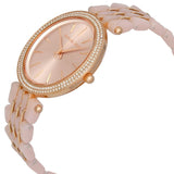 Michael Kors Darci Rose Gold Dial Two Tone Steel Strap Watch for Women - MK4327 Authentic Buy Shop Now
