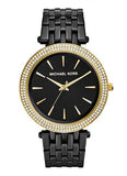 Michael Kors Darci Black Dial Black Steel Strap Watch for Women - MK3322 Authentic Buy Shop Now
