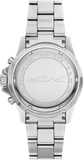 Michael Kors Everest Chronograph Black Dial Two Tone Steel Strap Watch For Women - MK7209 Authentic Buy Shop Now