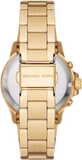 Michael Kors Everest Chronograph White Dial Gold Steel Strap Watch For Women - MK7212 Authentic Buy Shop Now