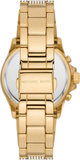 Michael Kors Everest Chronograph Crystals Gold Dial Gold Steel Strap Watch For Women - MK7254 Authentic Buy Shop Now