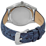 Michael Kors Slim Runway Analog Blue Dial Blue Leather Strap Watch For Men - MK8907 Authentic Buy Shop Now