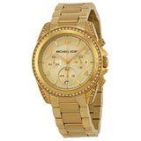 Michael Kors Runway Gold Dial Gold Steel Strap Watch for Women - MK5166 Authentic Buy Shop Now