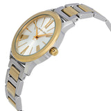 Michael Kors Hartman Quartz White Dial Two Tone Steel Strap Watch For Women - MK3521 Authentic Buy Shop Now