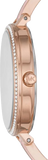 Michael Kors Jaryn Analog Rose Gold Dial Pink Steel Strap Watch For Women - MK4545 Authentic Buy Shop Now