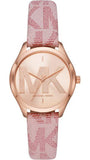 Michael Kors Jaycie Quartz Rose Gold Dial Pink Leather Strap Watch for Women - MK2879 Authentic Buy Shop Now