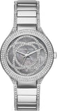 Michael Kors Kerry Mother of Pearl Dial Silver Strap Watch for Women - MK3480 Authentic Buy Shop Now