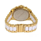 Michael Kors Bradshaw Chronograph White Dial Two Tone Steel Strap Watch For Women - MK5743 Authentic Buy Shop Now