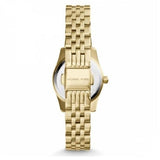 Michael Kors Lexington Quartz Blue Dial Gold Steel Strap Watch For Women - MK3271 Authentic Buy Shop Now