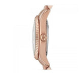 Michael Kors Lexington Quartz White Dial Rose Gold Steel Strap Watch For Women - MK3230 Authentic Buy Shop Now