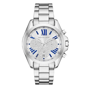 Michael Kors Bradshaw Quartz Silver Dial Silver Steel Strap Watch For Women - MK6320 Authentic Buy Shop Now