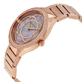 Michael Kors Kerry Purple Dial Rose Gold Stainless Steel Strap Watch for Women - MK3482 Authentic Buy Shop Now